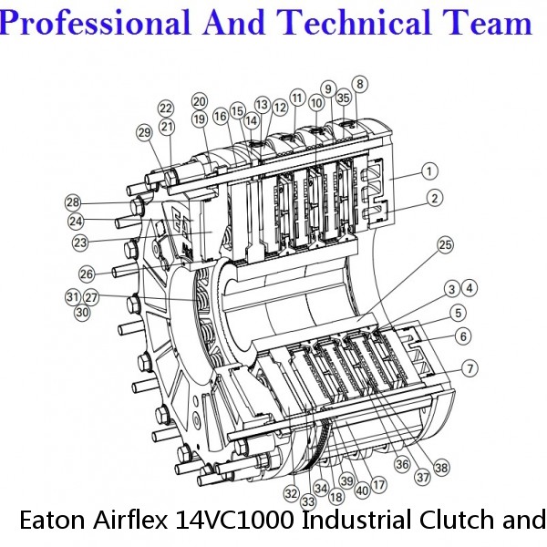 Eaton Airflex 14VC1000 Industrial Clutch and Brakes #1 image