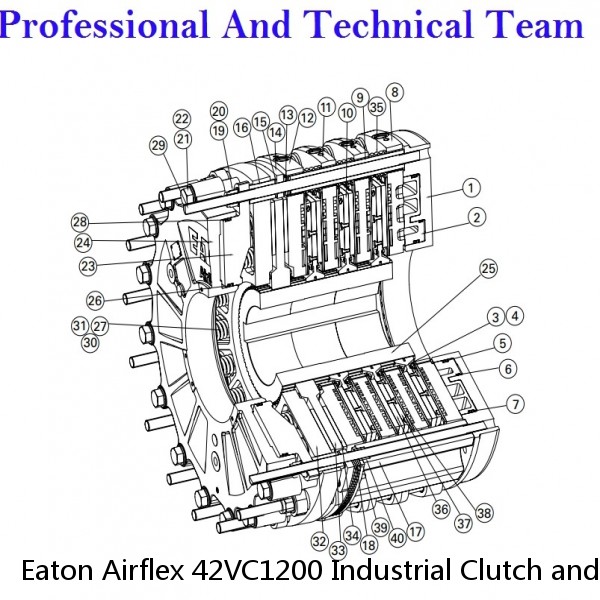 Eaton Airflex 42VC1200 Industrial Clutch and Brakes #3 image